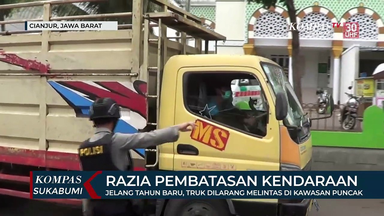 Jelang Tahun Baru, Truk Dilarang Melintas Di Kawasan Puncak