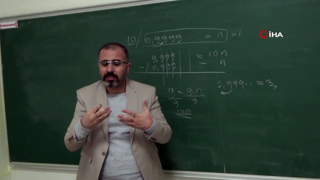 Diyarbakırlı matematik öğretmeni, sayı doğrusundaki sayılar arasında boşluklar olduğunu iddia etti