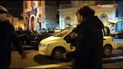 Andria, la sanificazione con i trattori