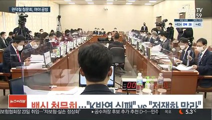 '백신 청문회'…"K방역 실패" vs "정쟁화 말라"