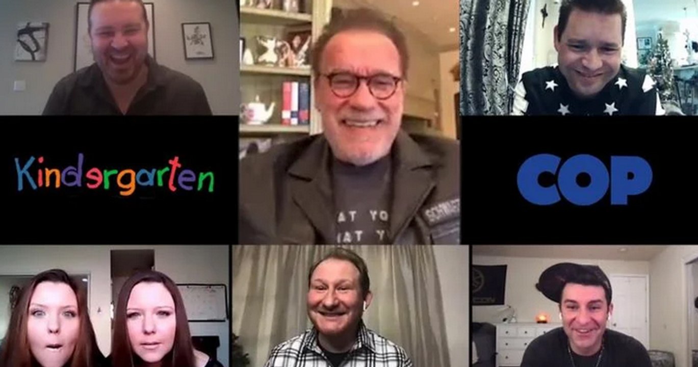 Arnold Schwarzenegger reunites with the 'Kindergarten Cop' kids for 30th anniversary