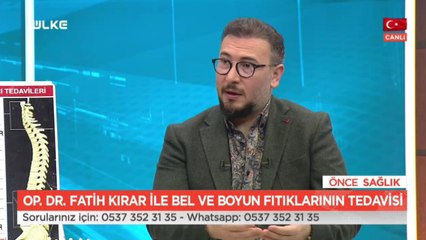 Önce Sağlık - Fatih Kırar | 22 Aralık 2020