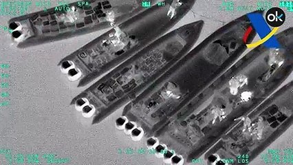 Agencia Tributaria decomisa 4.500 kilos de hachís en Alborán