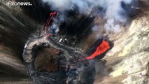 Der Vulkan Kilauea auf Hawaii ist ausgebrochen und hat ein Erdbeben ausgelöst