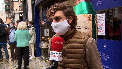 Vendedor de Doña Manolita relata qué décimos premiados han vendido