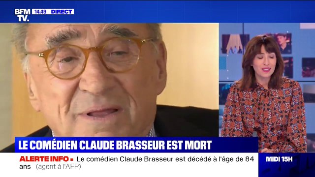Le comédien Claude Brasseur est mort à 84 ans