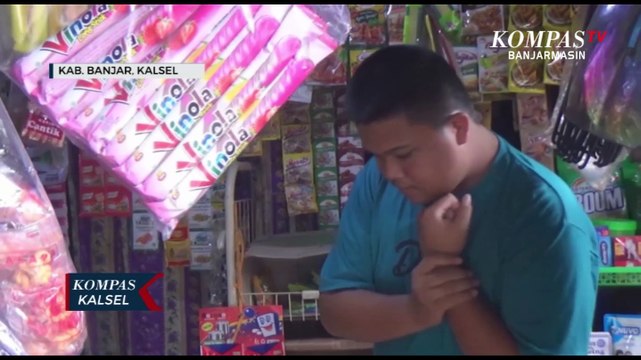 Sungai Martapura Meluap Akibat Hujan Deras, Perumahan Warga Sempat Terendam Banjir