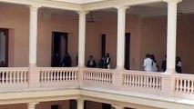 Ministros se reúnen en  el Palacio Nacional