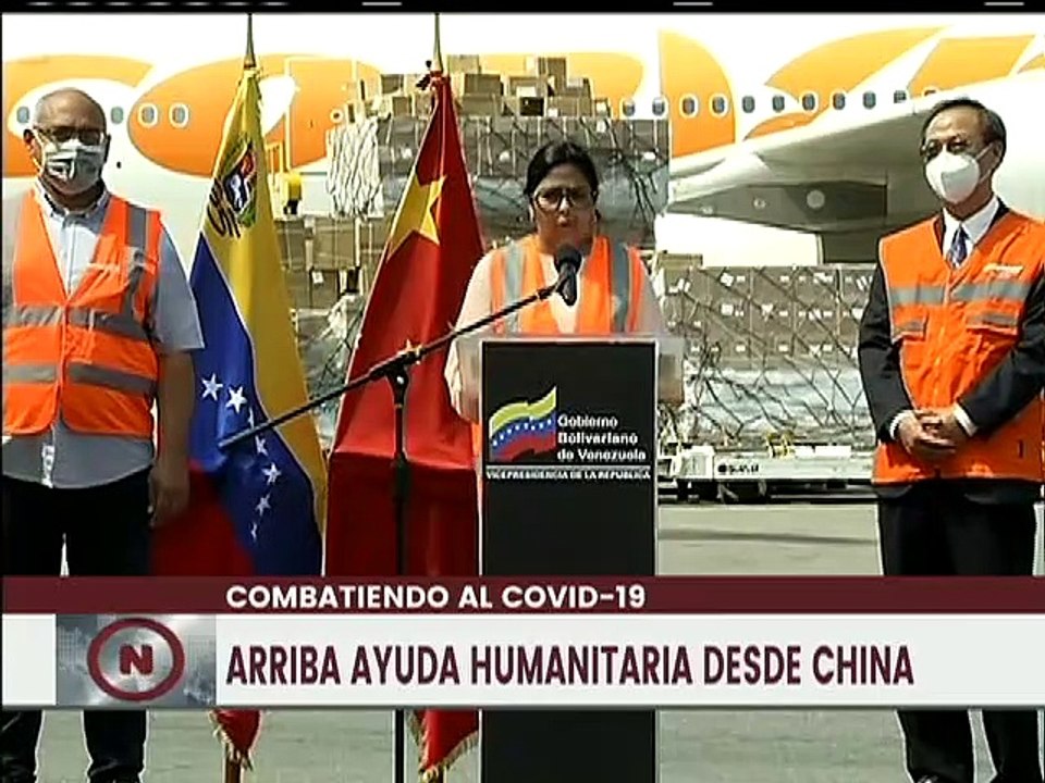 En 2020 han llegado más de 274 TON de insumos médicos gracias al puente aéreo con China