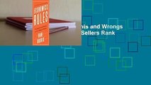 Economics Rules: The Rights and Wrongs of the Dismal Science  Best Sellers Rank : #2