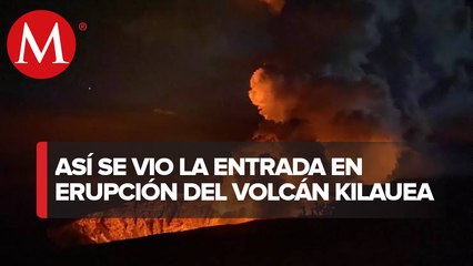 Volcán Kilauea, ubicado en Hawái, entra en erupción