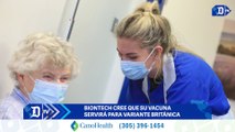 BioNTech cree que su vacuna servirá para variante británica | El Diario en 90 segundos