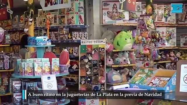 A buen ritmo en la jugueterías de La Plata en la previa de Navidad