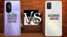 Huawei Nova 8 pro 5G vs Samsung A52 5G Full specification