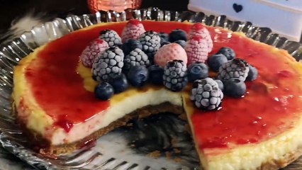 تشيز كيك بأروع مذاق وأسهل طريقة بدون جيلاتين