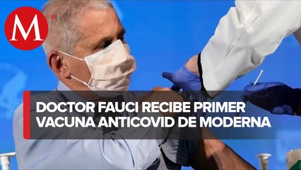 Download Video: Anthony Fauci recibe vacuna contra el coronavirus de Moderna en EU