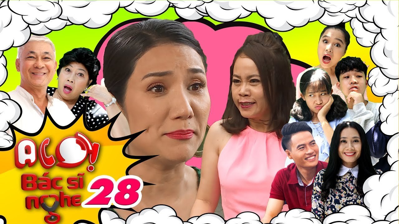 ALÔ BÁC SĨ NGHE #28 FULL | Kim Huyền tức tối đi...'bắt gian' Cát Tường - Văn Ruy | 160319 