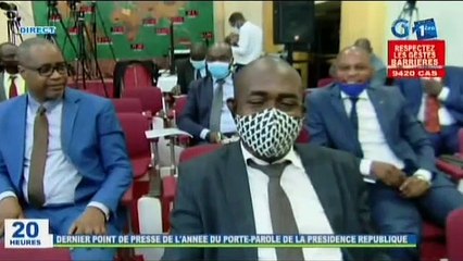 RTG - Dernier point de presse de l’année du Porte parole de la présidence de la république