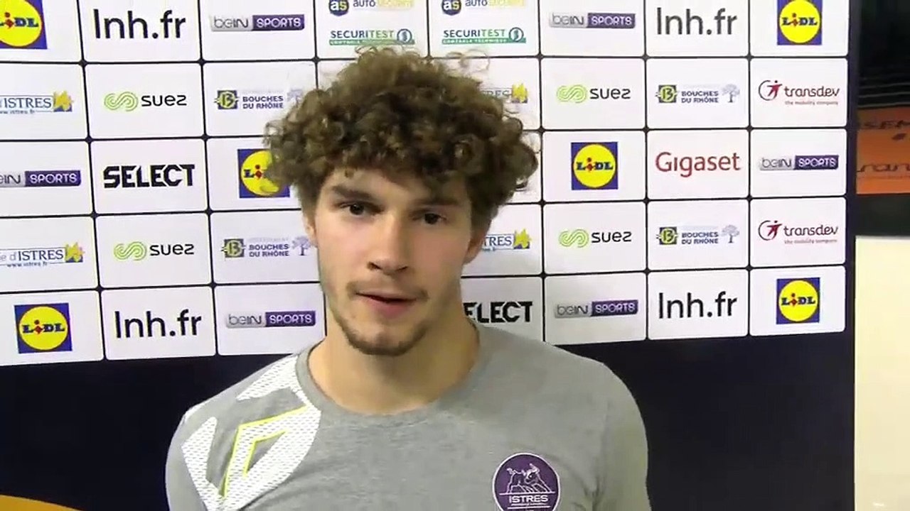 Lubin Gensoulen auteur de son 1er but en pro avec Istres Provence Handball