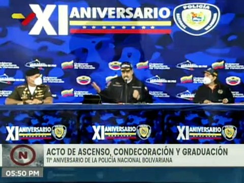 Pdte Maduro: Tenemos la meta de llevar la formación integral de la PNB cada vez con mayor ética