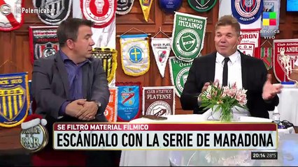 Burlando: "Las camisetas de Maradona son de Claudia Villafañe"