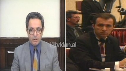 Dritan Prifti ne krye te Koorporates Elektroenergjetike Shqiptare (20 tetor 2000)