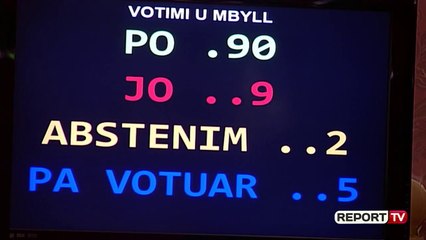 Report TV - Kuvendi tender 16.8 milionë lekë për mirëmbajtjen e sistemit elektronik të votimit
