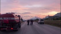 Report TV - Korçë, humb jetën drejtuesi i karrocës me kalë pas përplasjes me një makinë