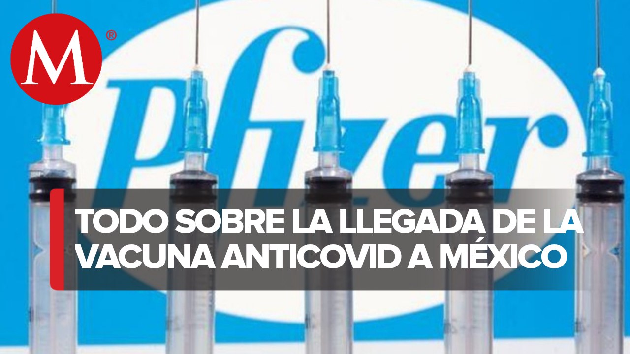 Este miércoles 23 de diciembre arribe a México el primer lote de vacunas contra covid-19 de Pfizer