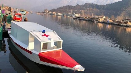 Srinagar’s Dal Lake gets first floating ambulance service