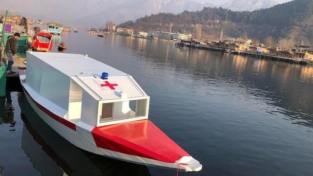 Srinagar’s Dal Lake gets first floating ambulance service