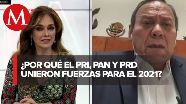 PRI, PAN y PRD anuncian coalición para elecciones de 2021