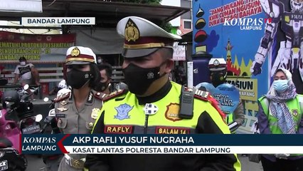 Download Video: Operasi Lilin Krakatau 2020, Satlantas Polresta Bandar Lampung Berikan Edukasi 3 M