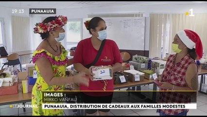 Punaauia : distribution de cadeaux aux familles modestes
