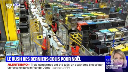À deux jours de Noël, le rush des derniers colis
