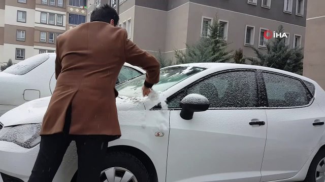 Erzincan’ın yüksek kesimlerinde kar yağışı etkili oldu