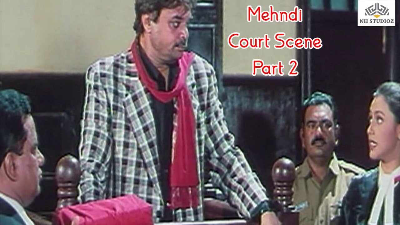 Court Scene | Mehndi (1989) | Rani Mukerji | Faraaz Khan | Shakti Kapoor | Bollywood Hindi Movie Scene | Part 2