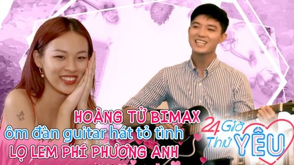 TIN TỨC SAO VIỆT | Hoàng tử Bi Max ôm đàn guitar hát tỏ tình lọ lem Phí Phương Anh với nến và hoa 