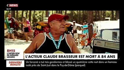 Emotion après le décès de Claude Brasseur : "L'acteur à la voix rocailleuse, grain de beauté à gauche du nez, est mort dans la paix et la sérénité entouré des siens" a annoncé sa famille