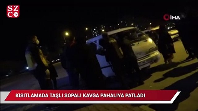Kısıtlamada taşlı sopalı kavga pahalıya patladı