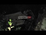 Report TV -Aksident në Ersekë! Makina del nga rruga e përfundon në lumë, 4 të plagosur