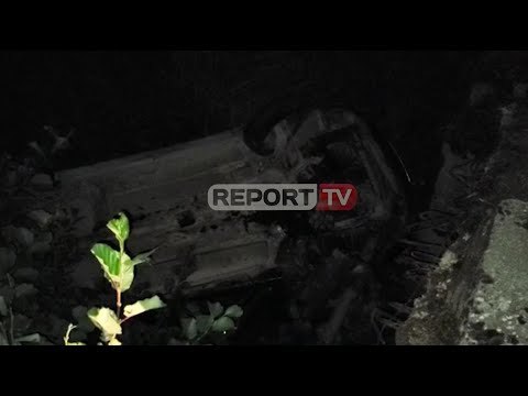Report TV -Aksident në Ersekë! Makina del nga rruga e përfundon në lumë, 4 të plagosur