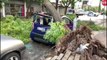 Report TV -Erërat e forta thyejnë pemët, dëmtohen makinat në Shkodër
