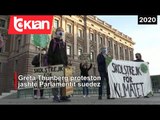 Greta Thunberg proteston jashtë Parlamentit Suedez | Lajme - News