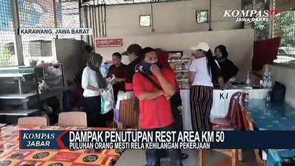 Rest Area KM 50 Tutup, Warga Sekitar Kehilangan Pekerjaan