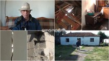 Ora News - Prishet çadra, familja në Mamuras kthehet në shtëpinë e dëmtuar nga tërmeti