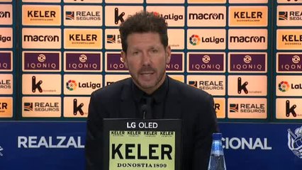 Simeone: "¿Qué le falta al equipo para ser campeón? 25 fechas"