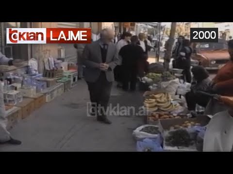 Nga neser, jo me shites ambulante ne trotuaret e Tiranes ( 27 Tetor 2000)