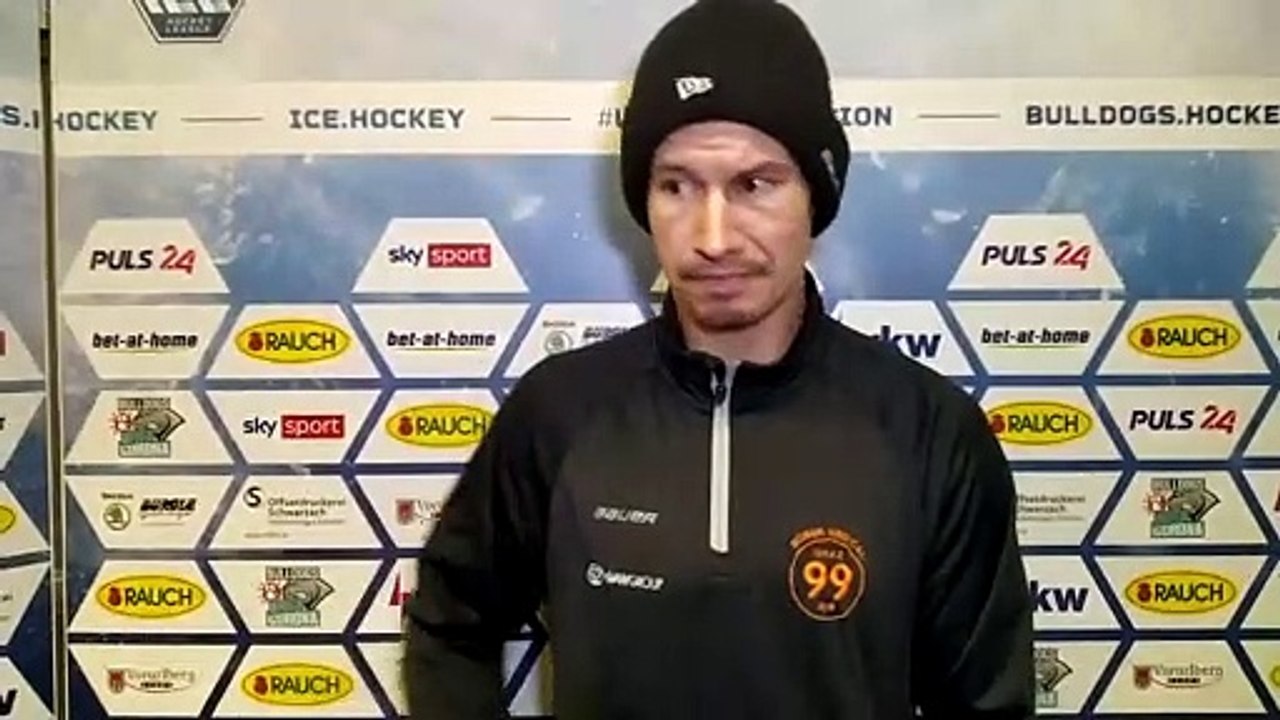 22.12.20: Oliver Setzinger (G99) mit Statement nach Niederlage in Dornbirn