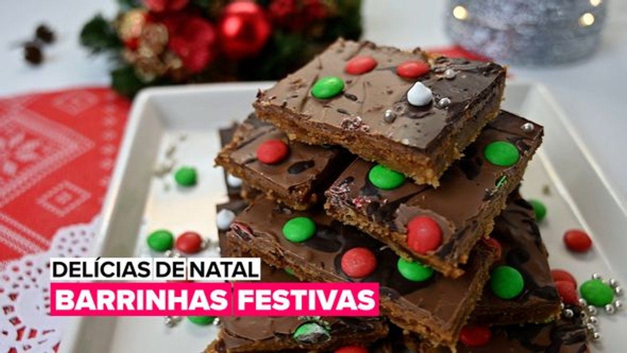 Delícias de Natal: Barrinhas Festivas